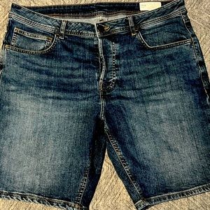 Men’s stretch soft denim shorts